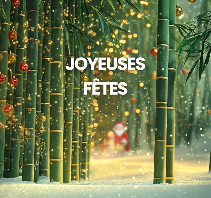 🎄🌿 Les Bambous de Kerlilas vous souhaitent de merveilleuses fêtes…